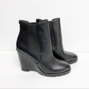 Michael Kors Box Leather Pull On Platform Boot PW15F 8.5